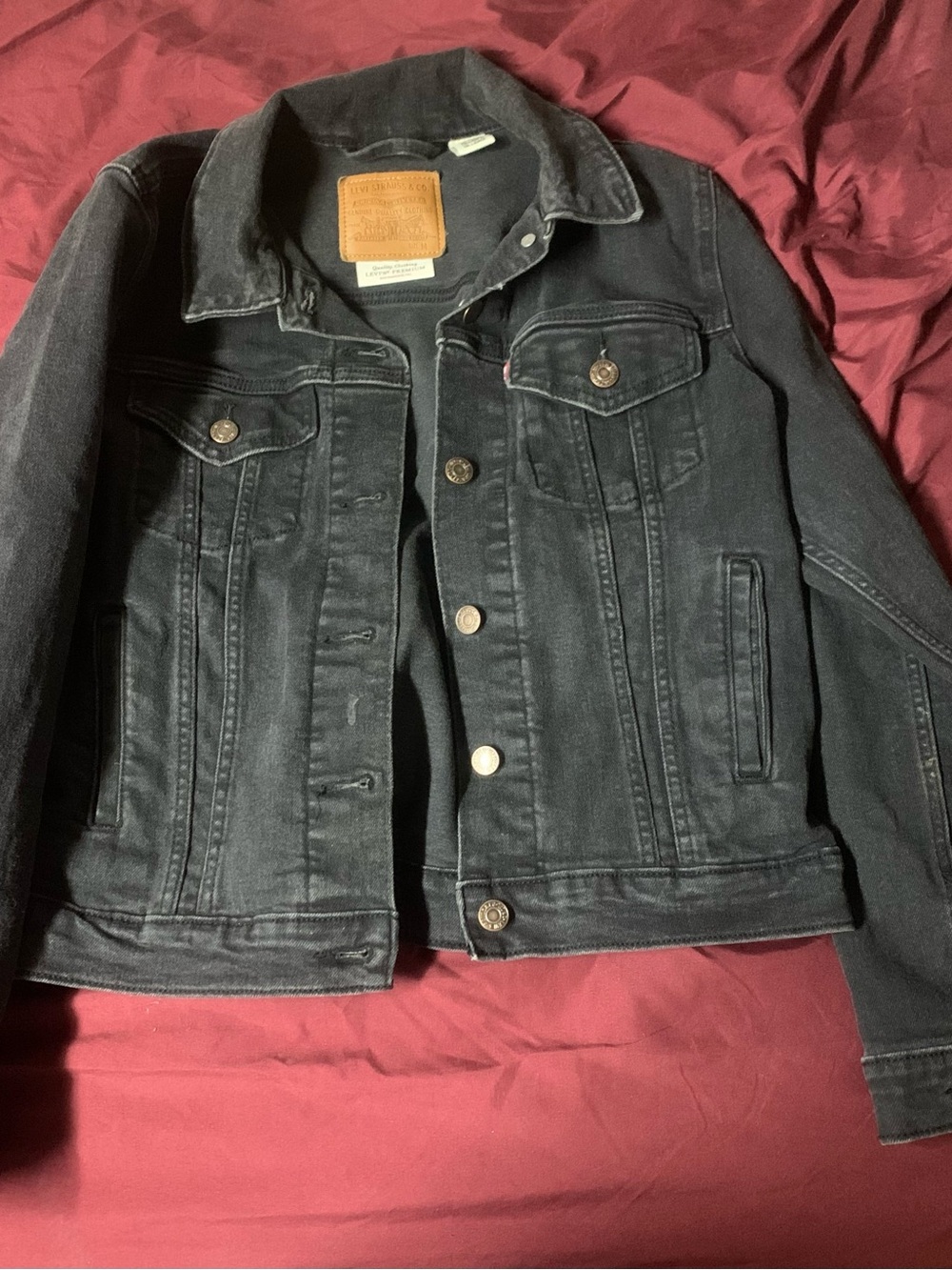 Levi's Black Denim Women’s Trucker Jacket
